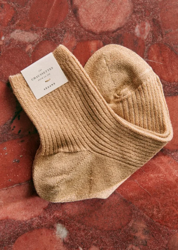 Sezane Lurex Socken