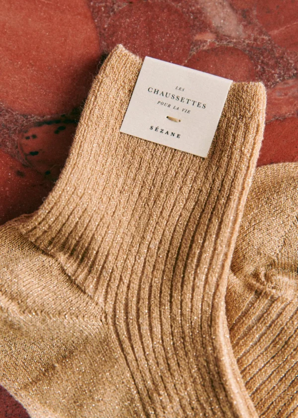 Sezane Lurex Socken