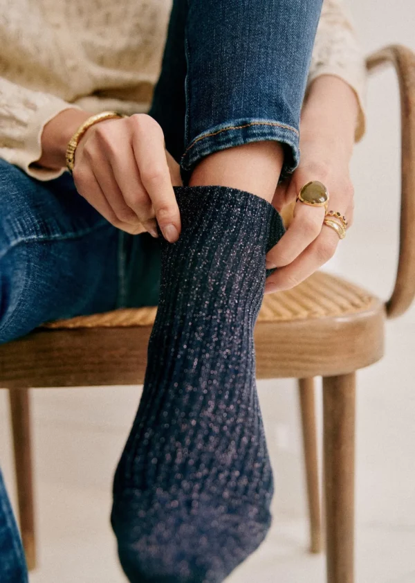 Sezane Lurex Socken