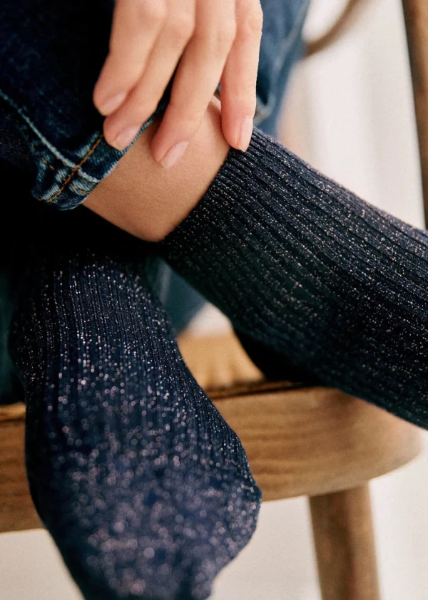 Sezane Lurex Socken