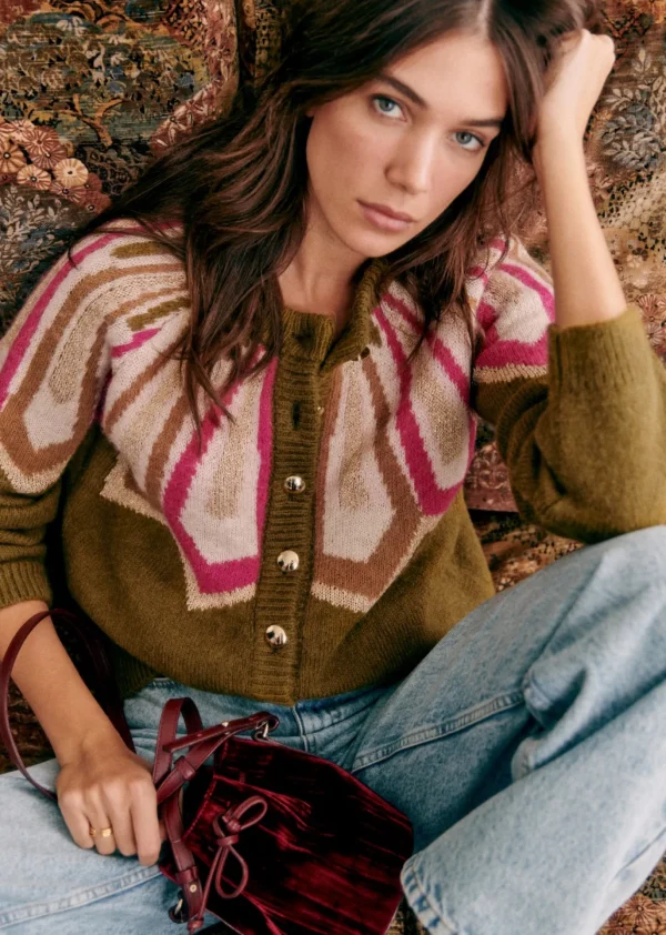 Sezane Mikro-Geldbörse Farrow