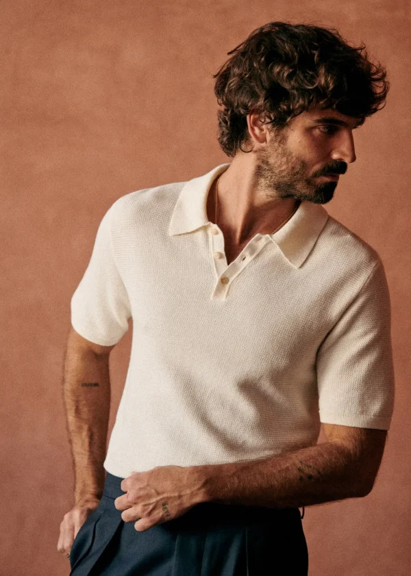 Sezane Polo-Shirt Maille Simeone