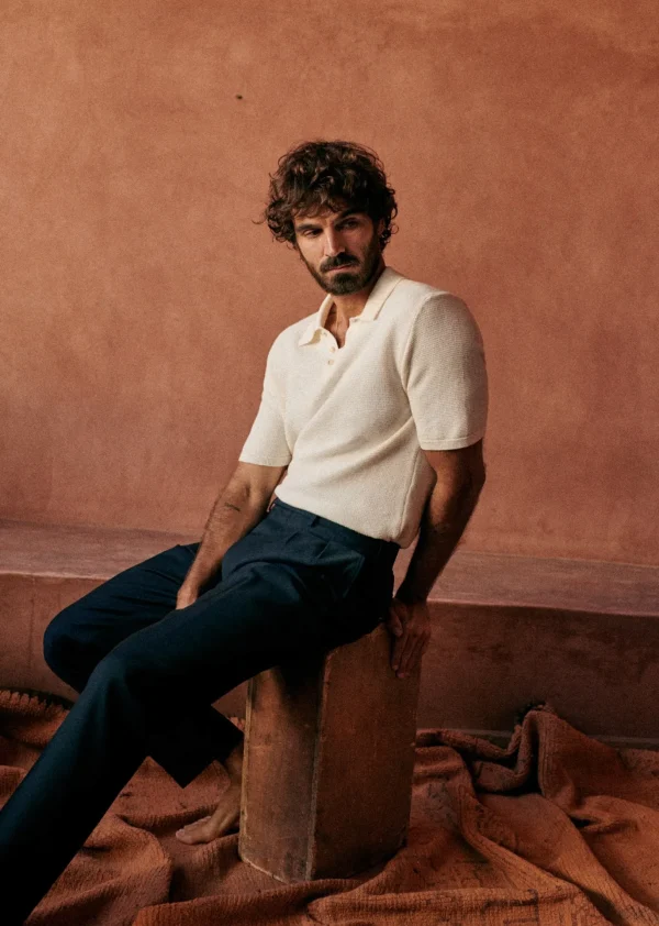 Sezane Polo-Shirt Maille Simeone