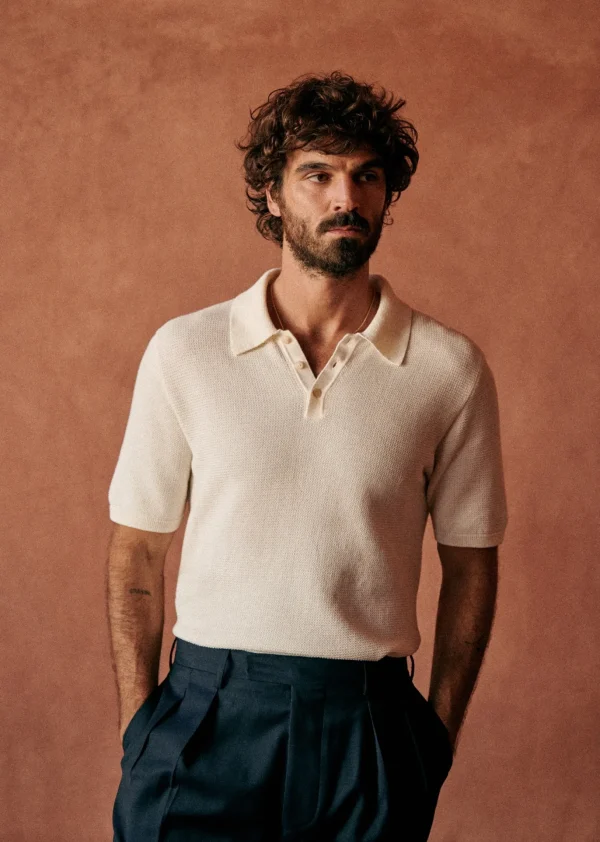 Sezane Polo-Shirt Maille Simeone