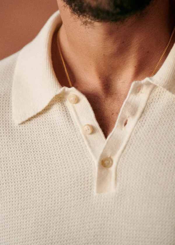 Sezane Polo-Shirt Maille Simeone