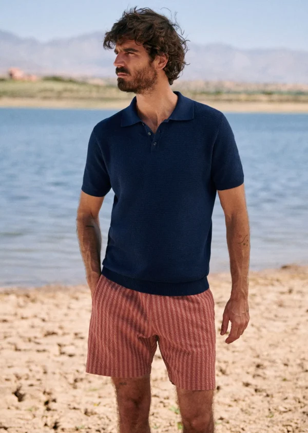Sezane Polo-Shirt Maille Simeone