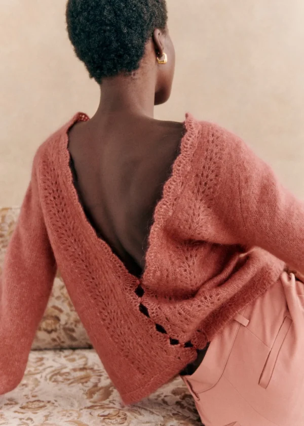 Sezane Pullover Marylis - Rosa Schöpfung