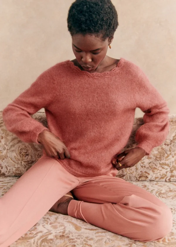 Sezane Pullover Marylis - Rosa Schöpfung