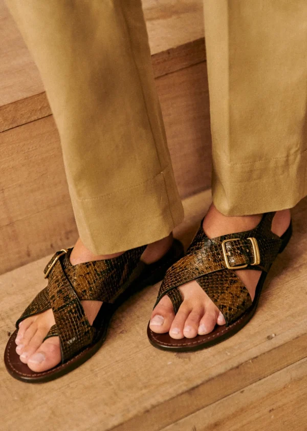 Sezane Sandalen Flach Judith
