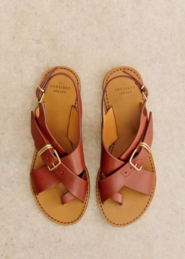 Sezane Sandalen Flach Judith