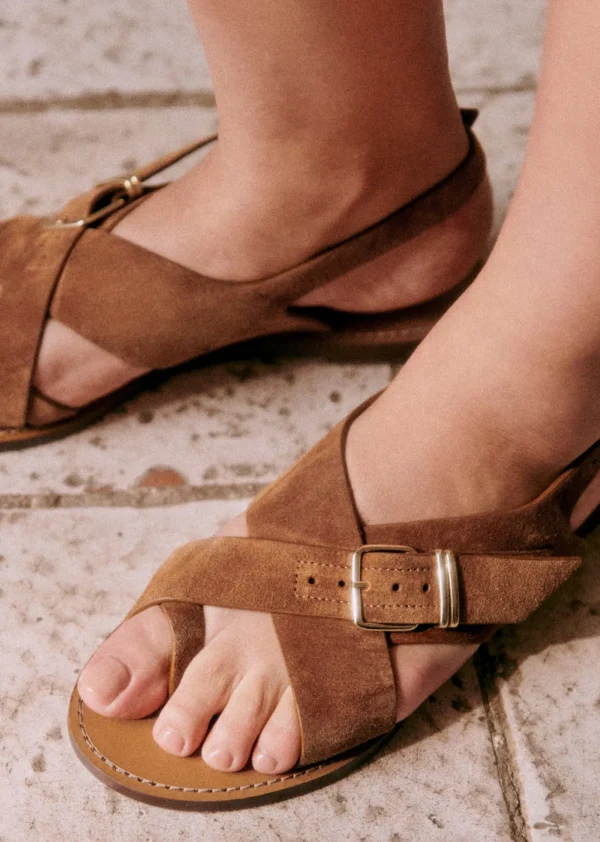Sezane Sandalen Flach Judith