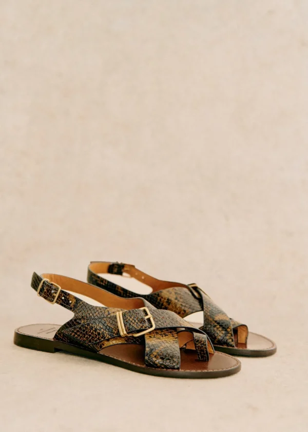 Sezane Sandalen Flach Judith