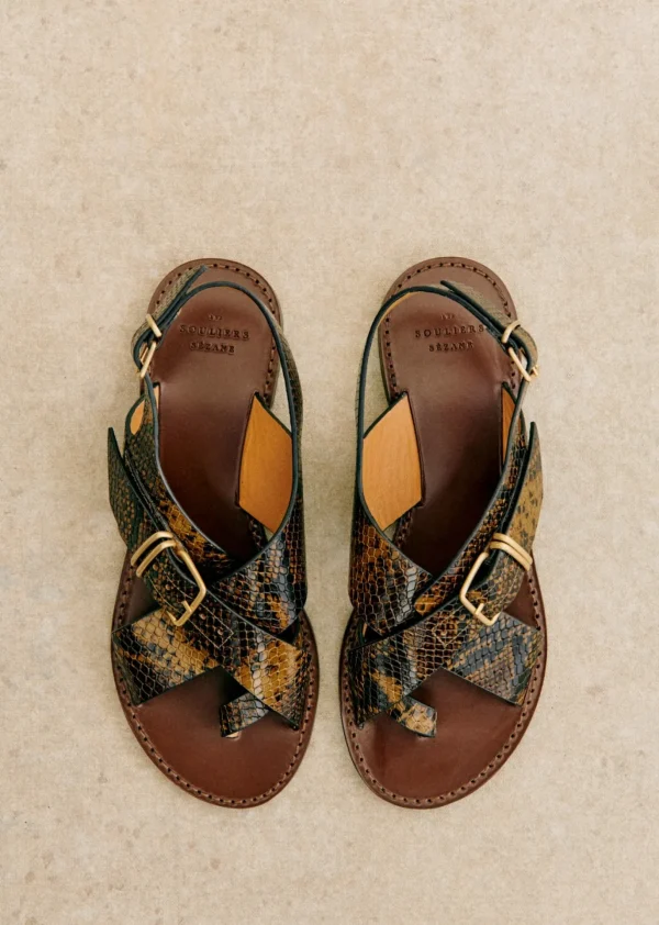 Sezane Sandalen Flach Judith