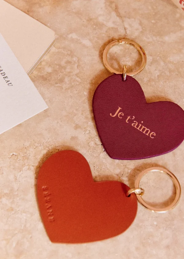Sezane Schlüsselanhänger Porte-clé Coeur