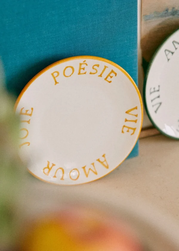 Sezane Set Aus 3 Tellern Poème