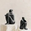 Sezane Skulptur Guénolée Courcoux - Frau In Gedanken Großes Modell