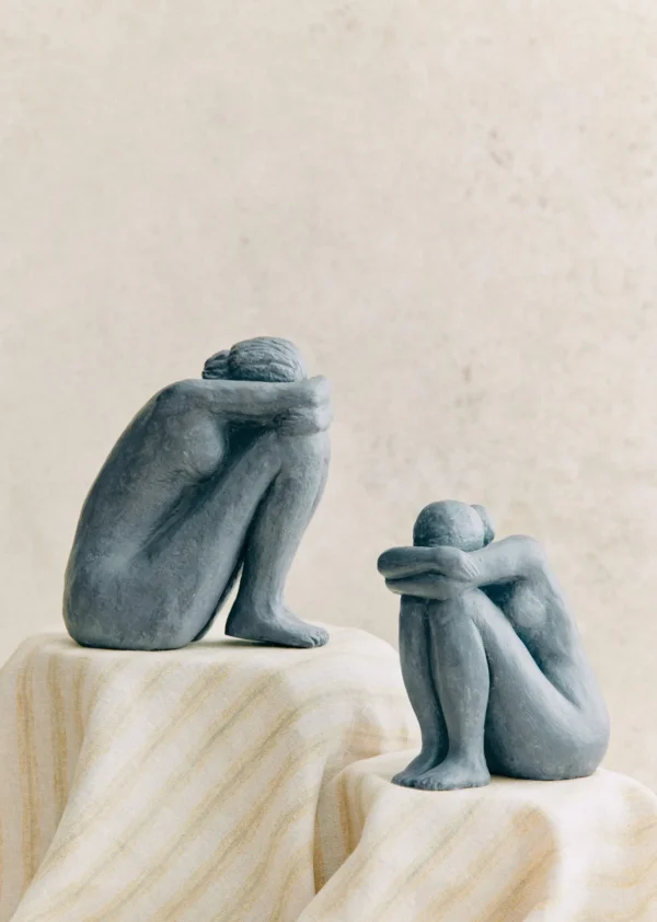 Sezane Skulptur Guénolée Courcoux - Sitzende Frau Kleines Modell