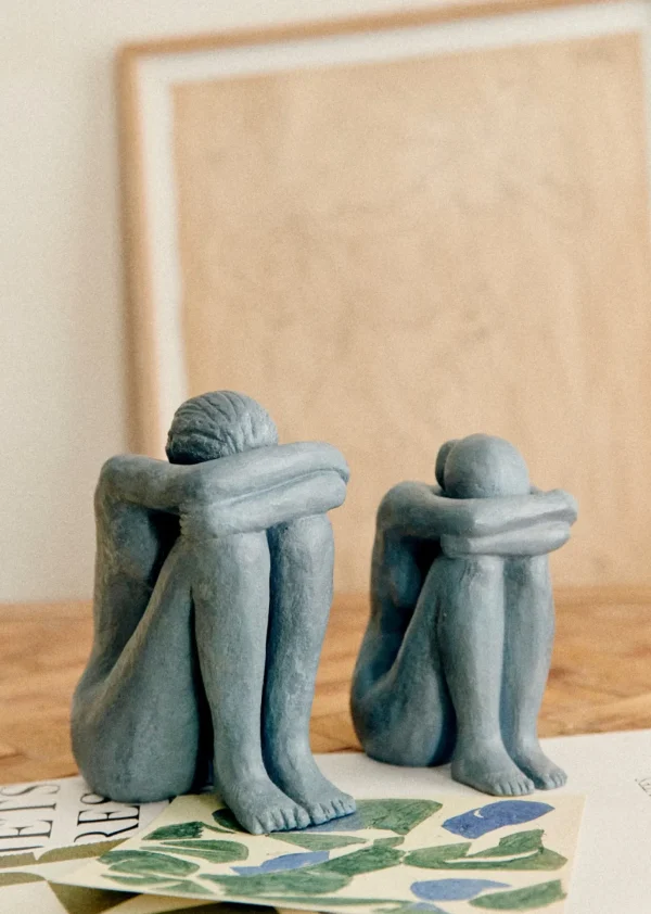 Sezane Skulptur Guénolée Courcoux - Sitzende Frau Kleines Modell