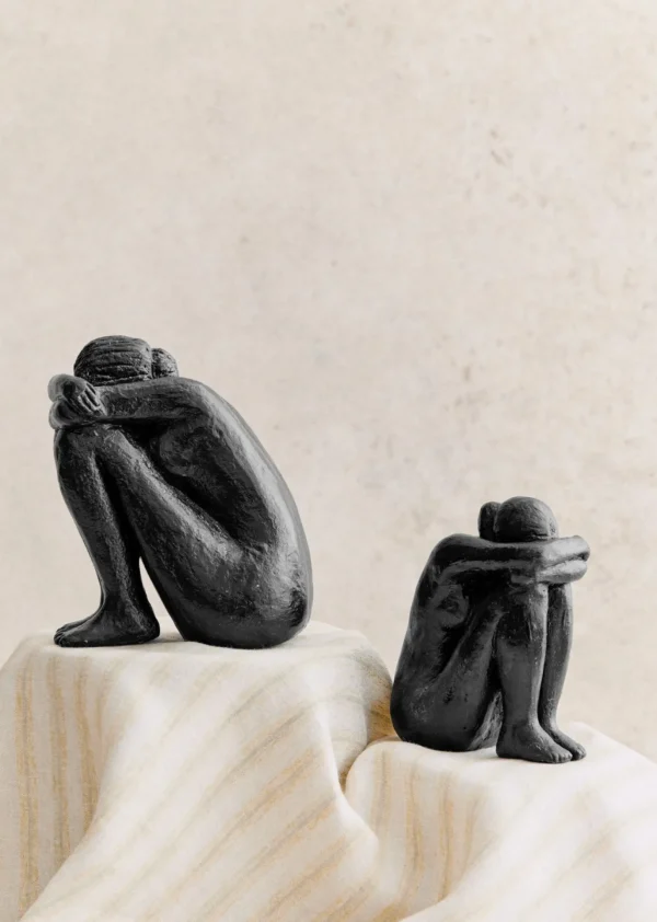 Sezane Skulptur Guénolée Courcoux - Sitzende Frau Kleines Modell