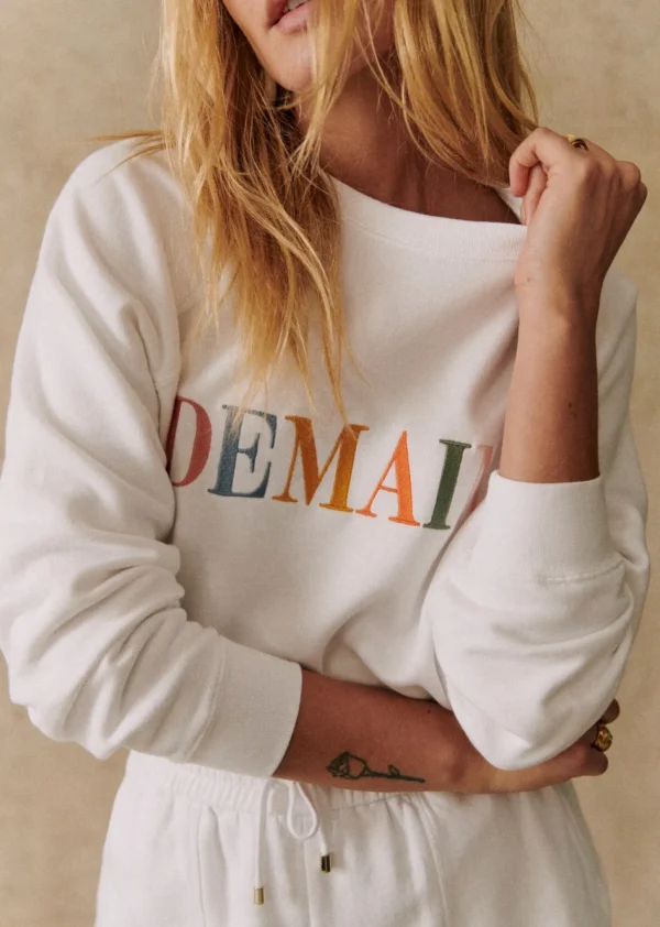 Sezane Sweatshirt Demain - Solidarische Kreation