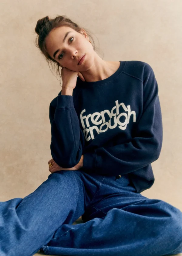 Sezane Sweatshirt French Enough
