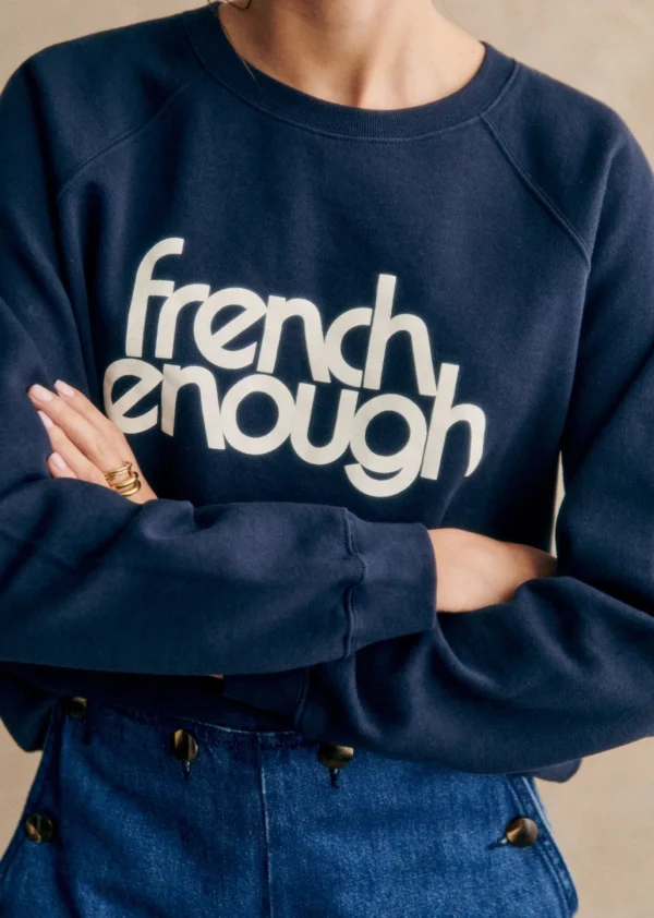 Sezane Sweatshirt French Enough