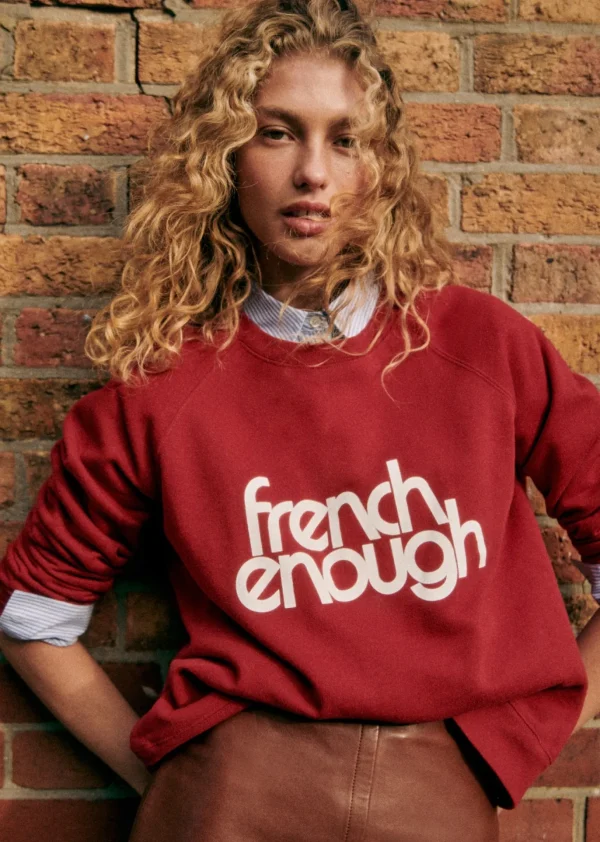 Sezane Sweatshirt French Enough
