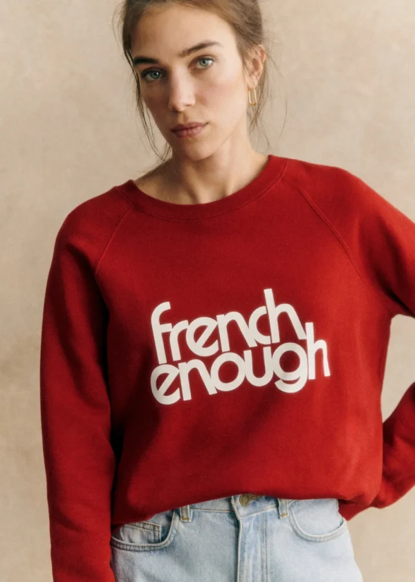 Sezane Sweatshirt French Enough