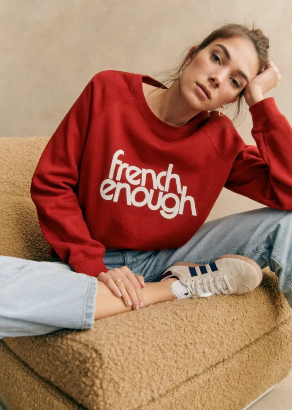 Sezane Sweatshirt French Enough