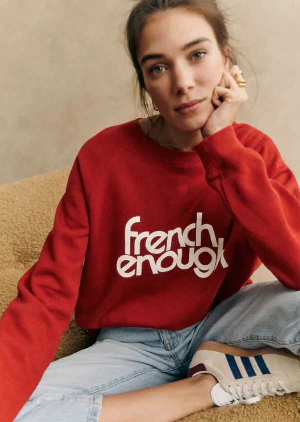 Sezane Sweatshirt French Enough