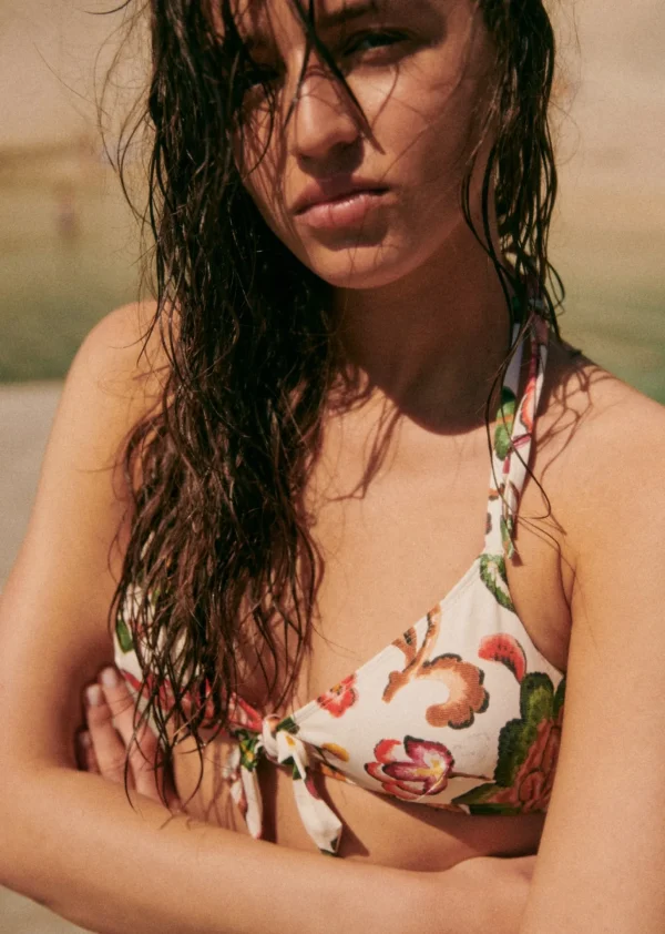 Sezane Triangel-Bikinioberteil Chanson D'Été – Sézane X Ysé