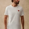 Sezane T-Shirt Coeur Chamade