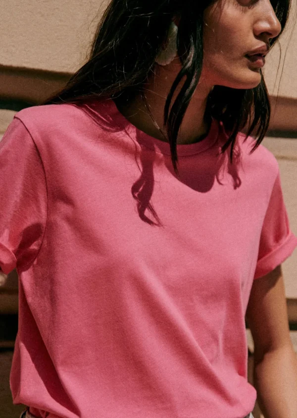 Sezane T-Shirt Conrad – Rosa Schöpfung