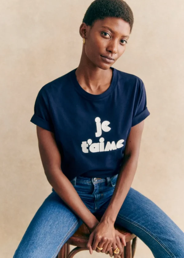 Sezane T-Shirt Je T'aime