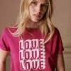 Sezane T-Shirt Love Love Love