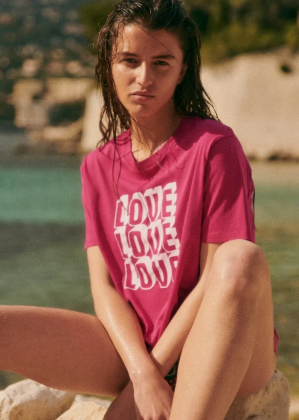 Sezane T-Shirt Love Love Love