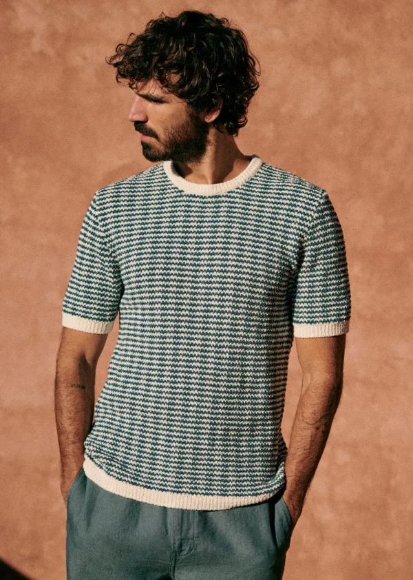 Sezane T-Shirt Maille Lucky