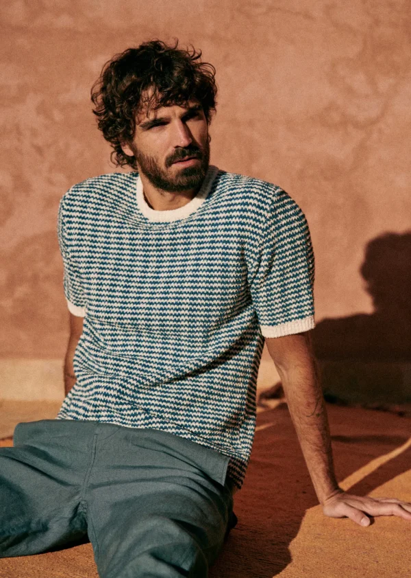 Sezane T-Shirt Maille Lucky