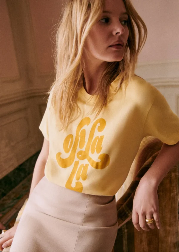 Sezane T-Shirt Oh La La