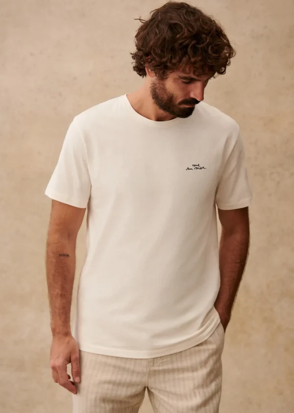 Sezane T-Shirt Vue Sur Mer