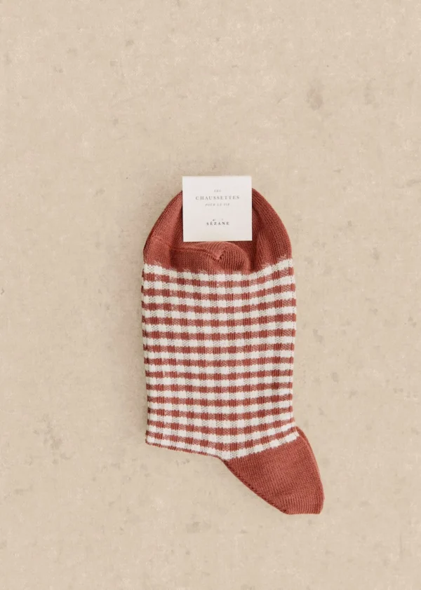 Sezane Vichy Socken